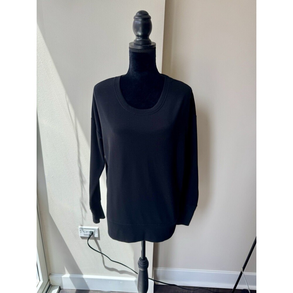 Avia Black Long Sleeve Lightweight Long Sweatshirt Size Medium NEW!